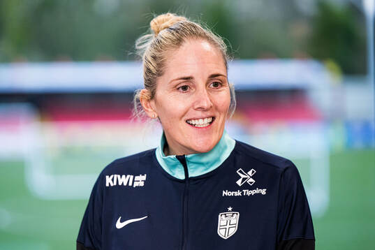Gemma Grainger, head coach of the Norwegian women's