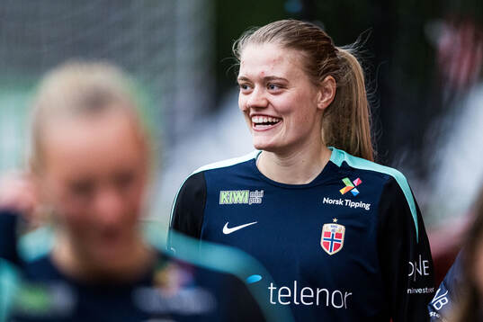 Mathilde Harviken of the Norwegian women's national