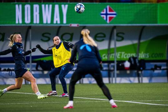 Guro Reiten of the Norwegian women's national football team