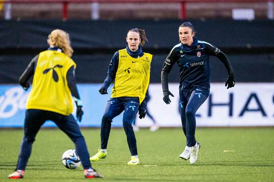 Bläddra bland fler bilder av Football, UEFA Women's Euro Qualifier, Norway, training
