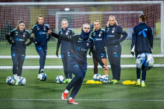 Karina Sævik of the Norwegian women's national football