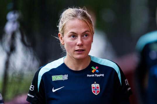 Guro Bergsvand of the Norwegian women's national football