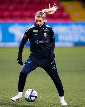 Ada Hegerberg  of the Norwegian women's national football
