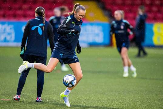 Frida Maanum of the Norwegian women's national football team