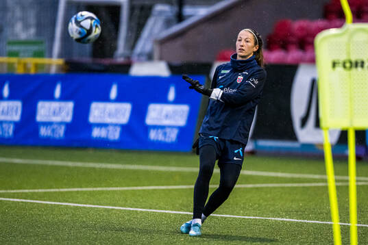 Cecilie Hauståker Fiskerstrand of the Norwegian women's