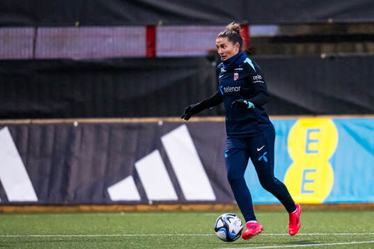 Vilde Bøe Risa of the Norwegian women's national football