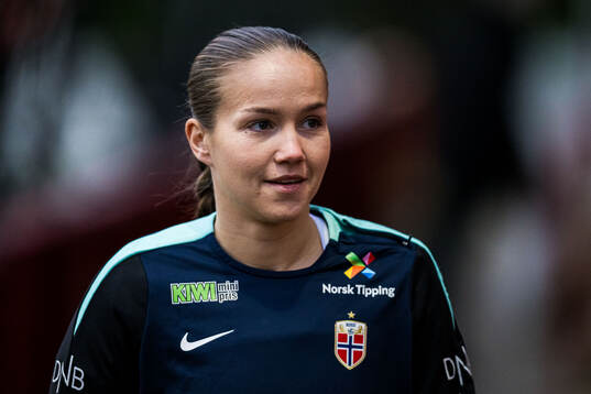 Guro Reiten of the Norwegian women's national football team