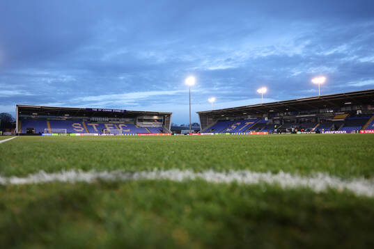 General view inside The Croud Meadow stadium