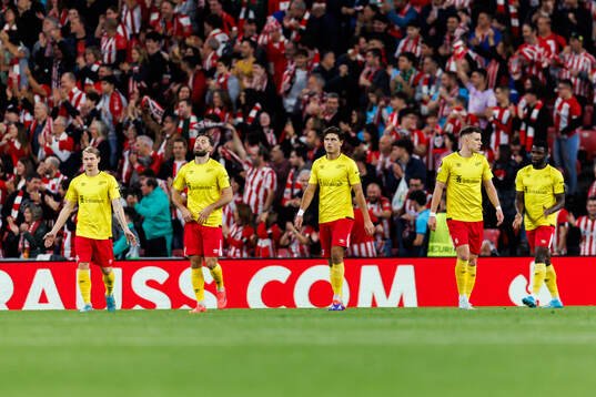 Players of Elfsborg look dejected
