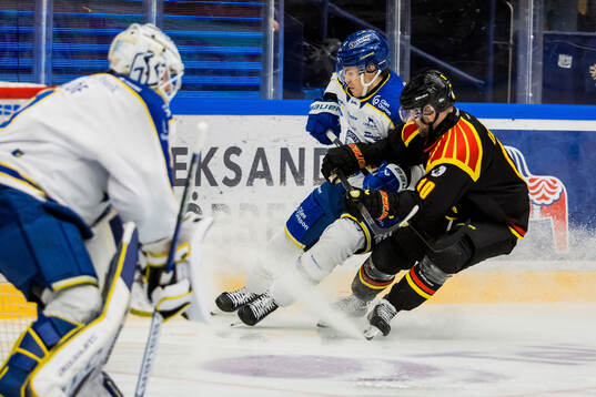 Leksands Alexander Lundqvist och Brynäs Johan Larsson