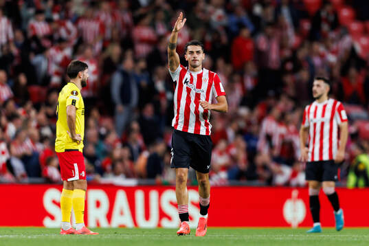 Benat Prados of Athletic Bilbao celebrates