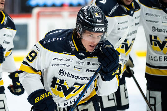 HV71s Jamiro Reber jublar