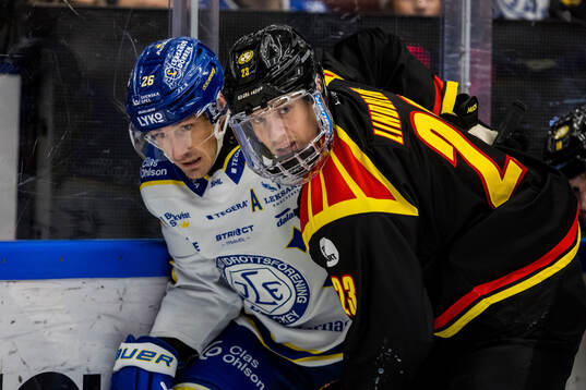 Leksands Patrik Norén och Brynäs Oskar Lindblom