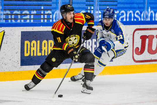 Brynäs Jordan Schroeder och Leksands Lukas Vejdemo
