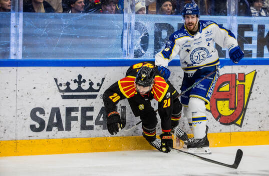 Brynäs Tyler Vesel och Leksands Matt Caito