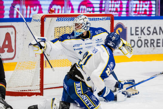 Leksands målvakt Marcus Gidlöf