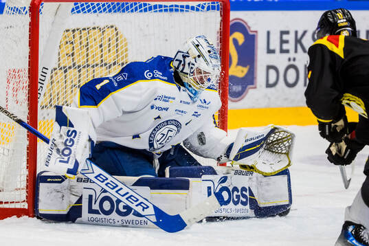 Leksands målvakt Marcus Gidlöf