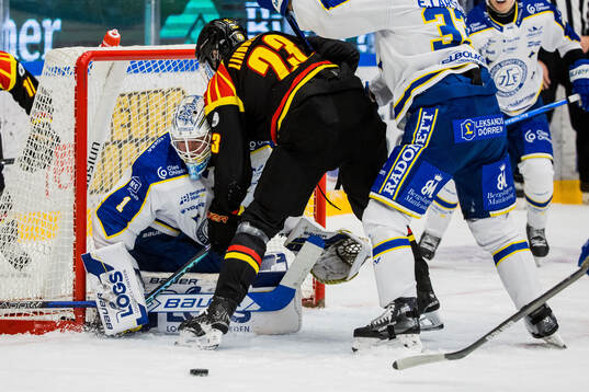 Leksands målvakt Marcus Gidlöf