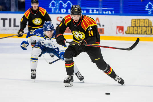 Leksands Marcus Karlberg och Brynäs Linus Lindblom