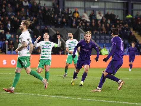 Tobias Gulliksen of Djurgården celebrates