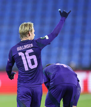 Tobias Gulliksen of Djurgården celebrates