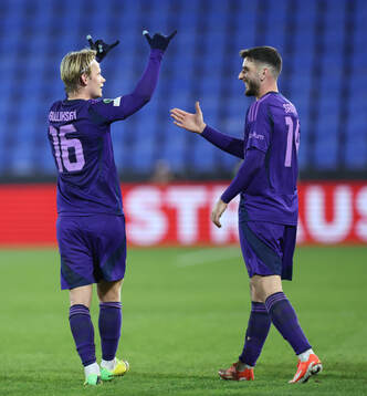 Tobias Gulliksen of Djurgården celebrates