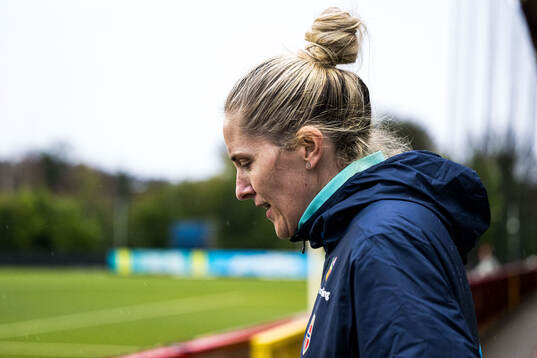 Gemma Grainger, head coach of the Norwegian women's