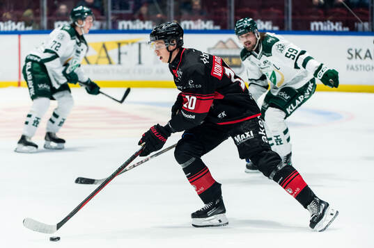 Malmö Redhawks William von Barnekow och Färjestads Linus