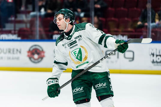 Färjestads Viktor Lodin deppar