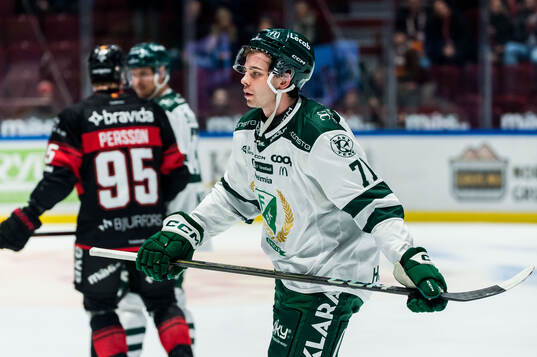 Färjestads Viktor Lodin deppar