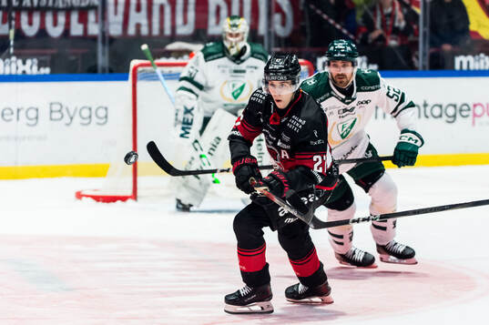 Malmö Redhawks Henrik Haapala och Färjestads August