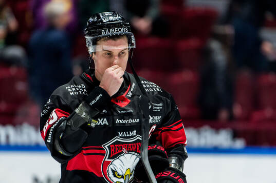 Malmö Redhawks Fredrik Händemark deppar