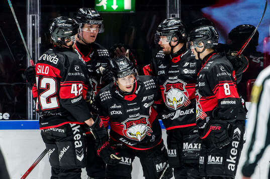 Malmö Redhawks Henrik Haapala jublar