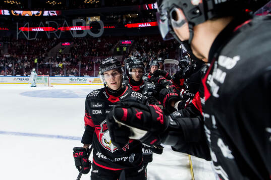 Malmö Redhawks Henrik Haapala jublar