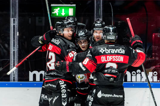 Malmö Redhawks Henrik Haapala jublar