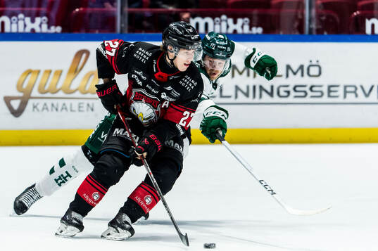 Malmö Redhawks Henrik Haapala och Färjestads Marcus