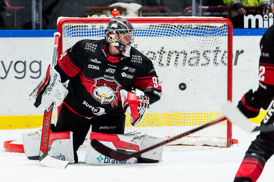 Malmö Redhawks målvakt Marek Langhamer