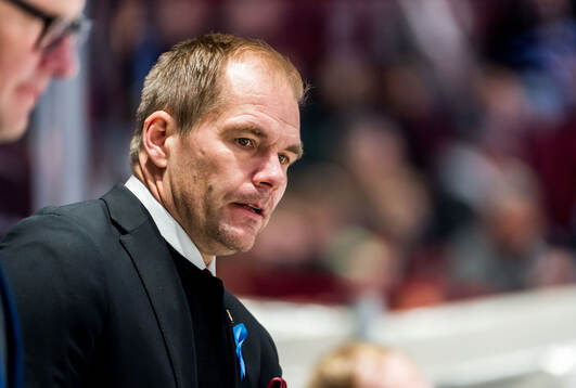 Färjestads tränare Thomas Mitell