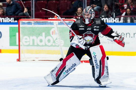 Malmö Redhawks målvakt Marek Langhamer