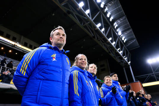 Head coach Martin Qvarmans Möllerof and assistant coach