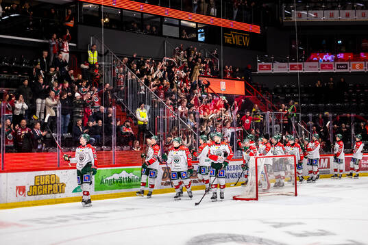 Frölundas spelare tackar fansen
