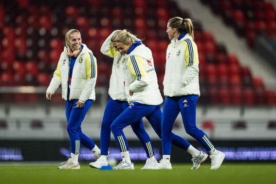 Hanna Lundkvist, Amanda Nildén, Fridolina Rolfö and Linda