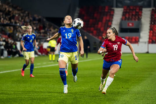 Johanna Rytting Kaneryd of Sweden and Tyla Jay Vlanjic of