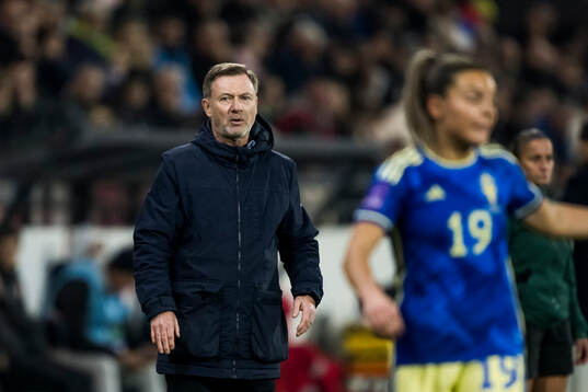 Head coach Peter Gerhardsson of Sweden
