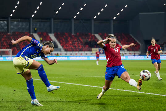 Johanna Rytting Kaneryd of Sweden and Tyla Jay Vlanjic of
