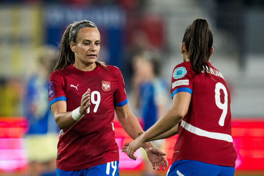 During the UEFA Women's Euro Qualifier second round