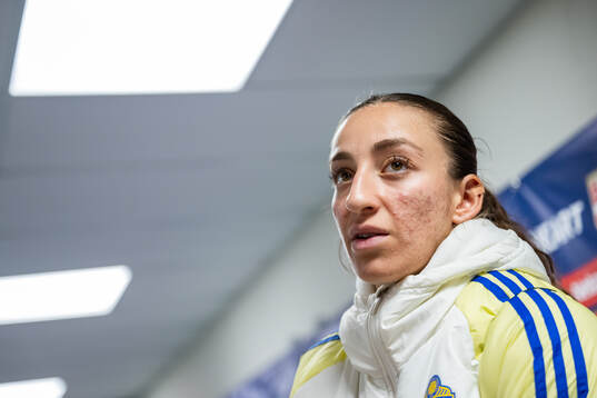 Rusul Rosa Kafaji is interviewed