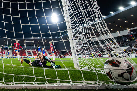 Goalkeeper Sara Cetinja of Serbia looks dejected