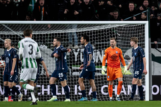 goalkeeper Ricardo Friedrich of Malmö FF looks dejected