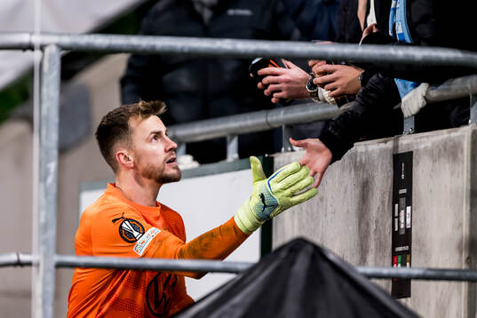 Goalkeeper Ricardo Friedrich of Malmö FF